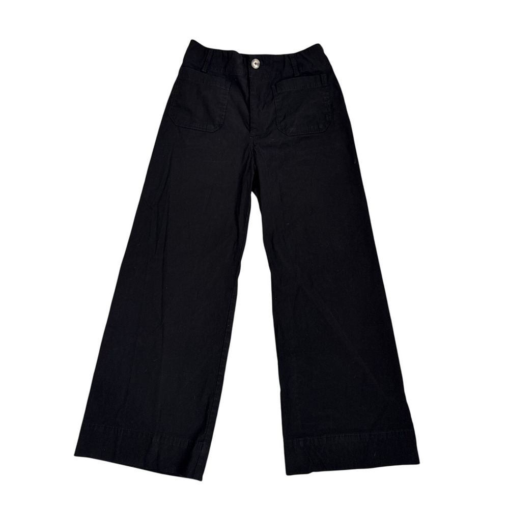 MaEVE by Anthropologie Colette Wide Leg Black Pants Size 26